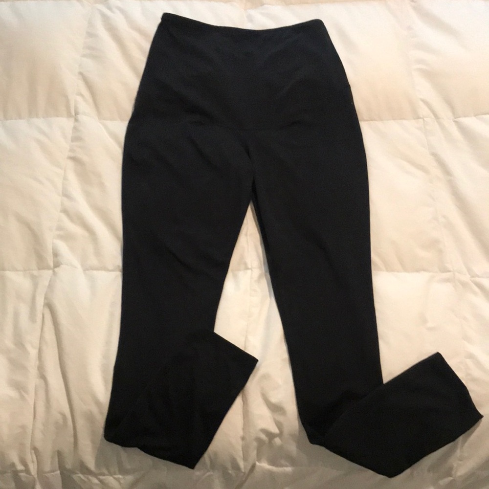 Black maternity leggings